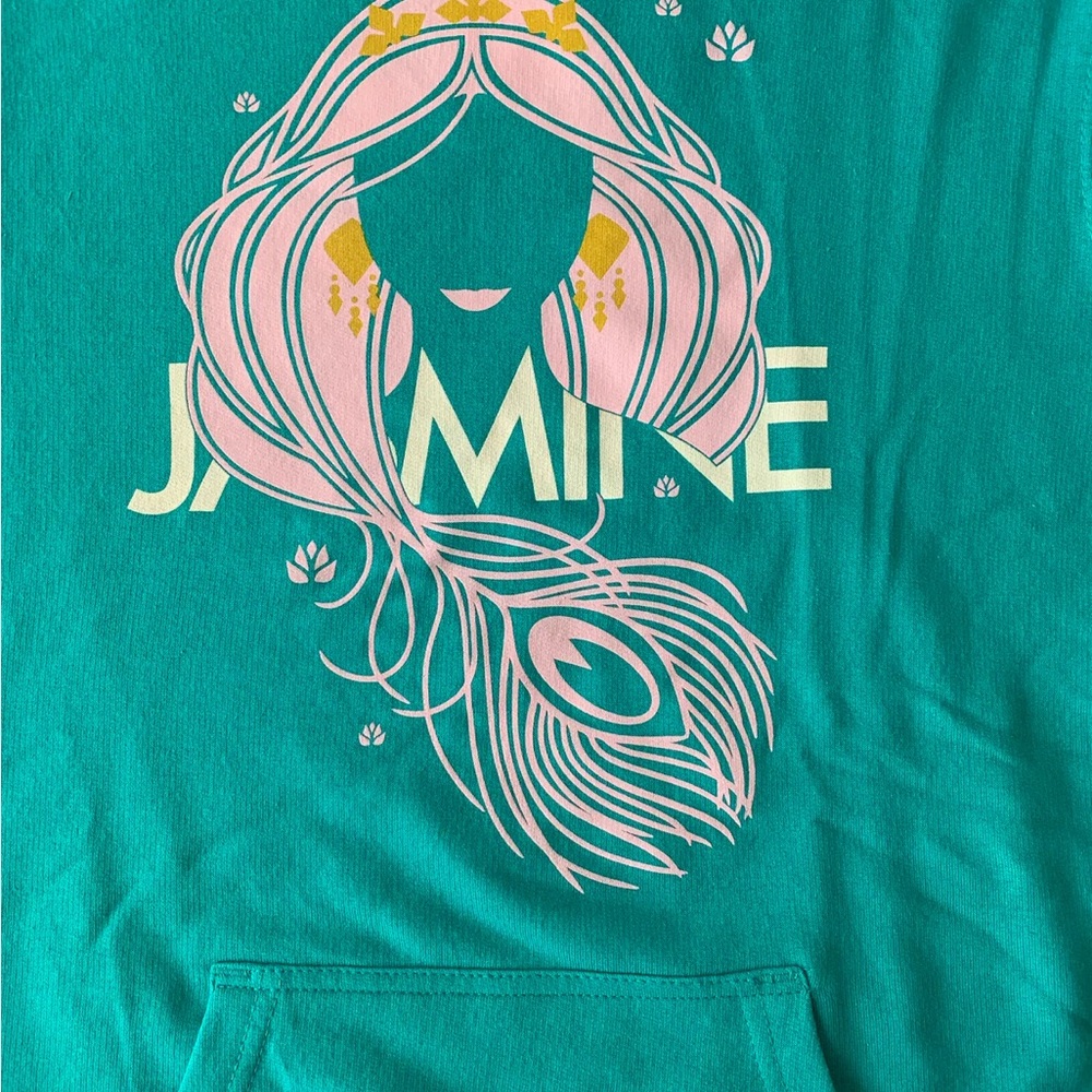 Disney Princess Jasmine Neff Teal Hoodie